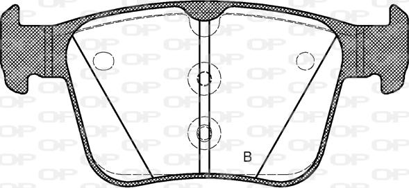 Open Parts BPA1516.10 - Bremžu uzliku kompl., Disku bremzes adetalas.lv