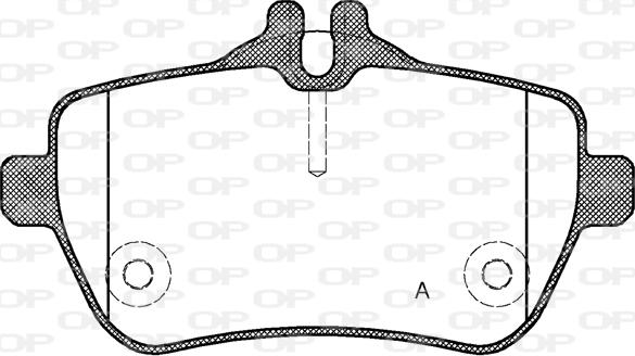 Open Parts BPA1535.00 - Bremžu uzliku kompl., Disku bremzes adetalas.lv