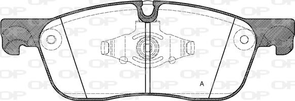 Open Parts BPA1633.00 - Bremžu uzliku kompl., Disku bremzes adetalas.lv