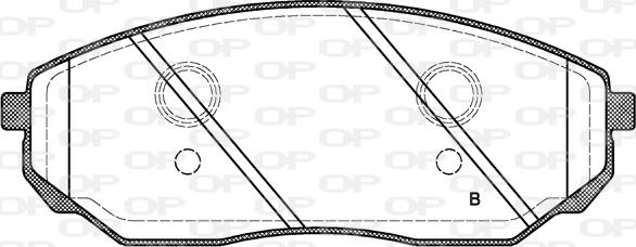 Open Parts BPA1041.02 - Bremžu uzliku kompl., Disku bremzes adetalas.lv