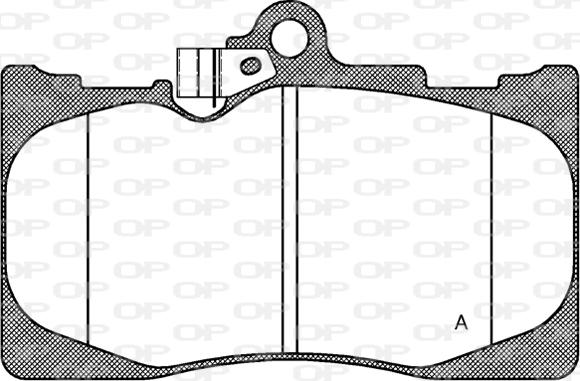 Open Parts BPA1180.02 - Bremžu uzliku kompl., Disku bremzes adetalas.lv