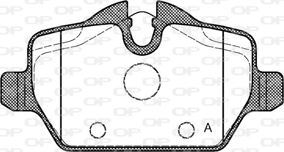 Open Parts BPA1132.00 - Bremžu uzliku kompl., Disku bremzes adetalas.lv