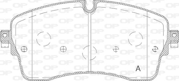 Open Parts BPA1815.00 - Bremžu uzliku kompl., Disku bremzes adetalas.lv