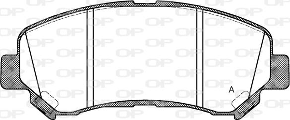 Open Parts BPA1318.00 - Bremžu uzliku kompl., Disku bremzes adetalas.lv