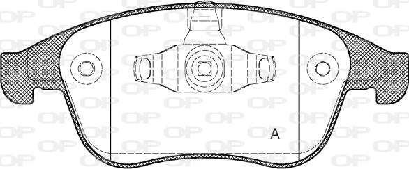 Open Parts BPA1389.00 - Bremžu uzliku kompl., Disku bremzes adetalas.lv