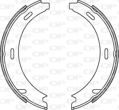 Open Parts BSA2040.00 - Bremžu loku komplekts adetalas.lv