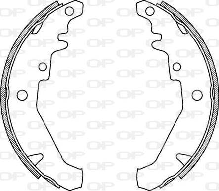 Open Parts BSA2069.00 - Bremžu loku komplekts adetalas.lv