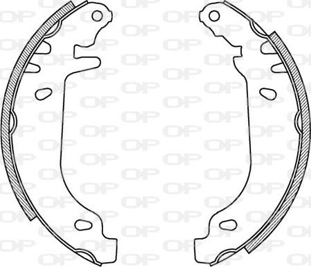 Open Parts BSA2088.00 - Bremžu loku komplekts adetalas.lv