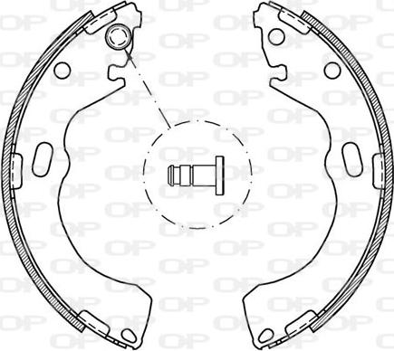 Open Parts BSA2075.00 - Bremžu loku komplekts adetalas.lv