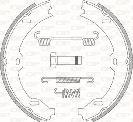 Open Parts BSA2190.00 - Bremžu loku komplekts adetalas.lv