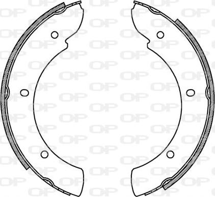 Open Parts BSA2193.00 - Bremžu loku komplekts adetalas.lv