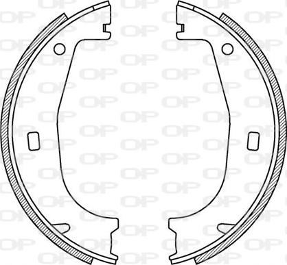 Open Parts BSA2155.00 - Bremžu loku komplekts adetalas.lv