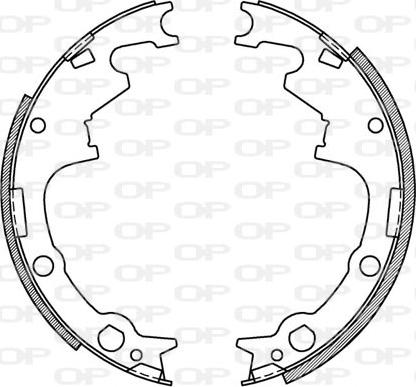 Open Parts BSA2169.00 - Bremžu loku komplekts adetalas.lv