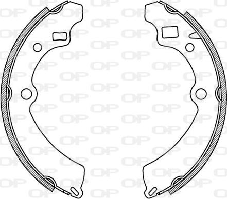 Open Parts BSA2164.00 - Bremžu loku komplekts adetalas.lv