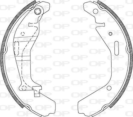 Open Parts BSA2112.00 - Bremžu loku komplekts adetalas.lv