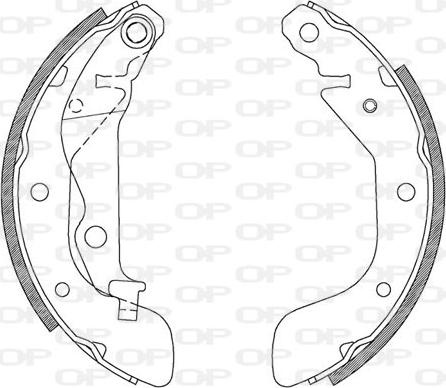 Open Parts BSA2117.00 - Bremžu loku komplekts adetalas.lv