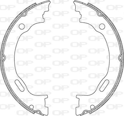 Open Parts BSA2189.00 - Bremžu loku komplekts adetalas.lv