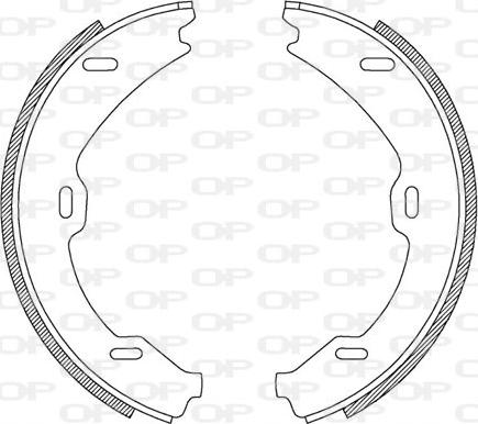 Open Parts BSA2188.00 - Bremžu loku komplekts adetalas.lv