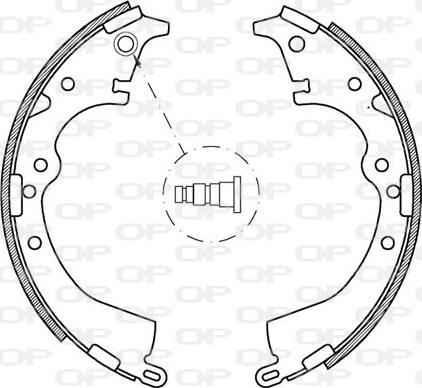 Open Parts BSA2121.00 - Bremžu loku komplekts adetalas.lv