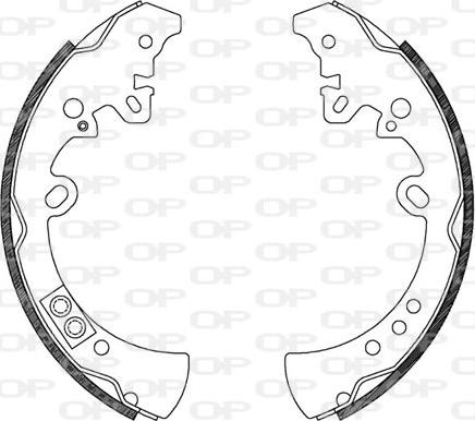 Open Parts BSA2122.00 - Bremžu loku komplekts adetalas.lv