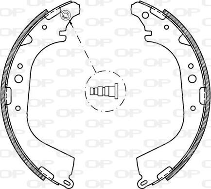 Open Parts BSA2175.00 - Bremžu loku komplekts adetalas.lv