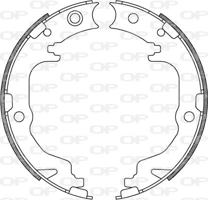 Open Parts BSA2247.00 - Bremžu loku komplekts adetalas.lv