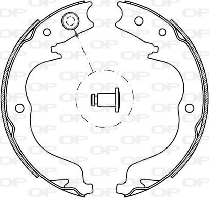 Open Parts BSA2219.00 - Bremžu loku komplekts adetalas.lv