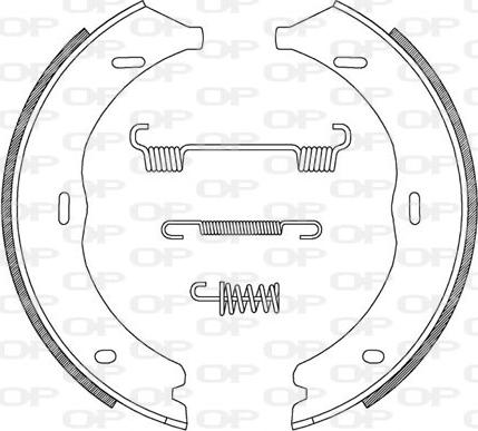 Open Parts BSA2216.00 - Bremžu loku komplekts adetalas.lv