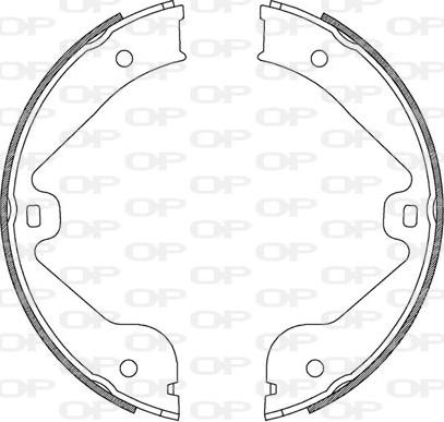 Open Parts BSA2211.00 - Bremžu loku komplekts adetalas.lv