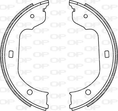 Open Parts BSA2213.00 - Bremžu loku komplekts adetalas.lv