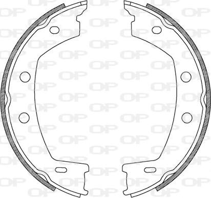 Open Parts BSA2226.00 - Bremžu loku komplekts adetalas.lv