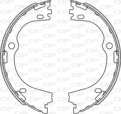 Open Parts BSA2270.00 - Bremžu loku komplekts adetalas.lv