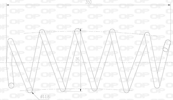 Open Parts CSR9012.00 - Balstiekārtas atspere adetalas.lv