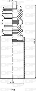 Open Parts DCK5111.02 - Gājiena ierobežotājs, Atsperojums adetalas.lv