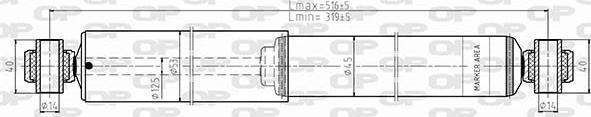 Open Parts SAB8655.32 - Amortizators adetalas.lv