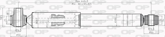 Open Parts SAB8200.32 - Amortizators adetalas.lv