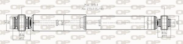 Open Parts SAB8286.32 - Amortizators adetalas.lv