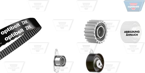 Optibelt KT 1493 - Zobsiksnas komplekts adetalas.lv