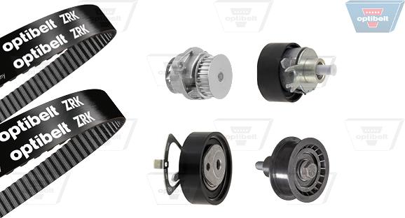Optibelt KT 1445 W1 - Ūdenssūknis + Zobsiksnas komplekts adetalas.lv