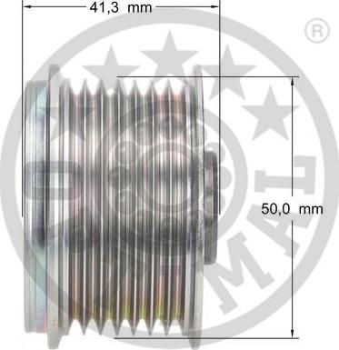 Optimal F5-1073 - Piedziņas skriemelis, Ģenerators adetalas.lv