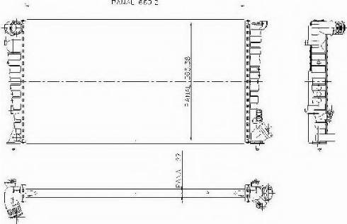 Ordonez 1020638809 - Radiators, Motora dzesēšanas sistēma adetalas.lv