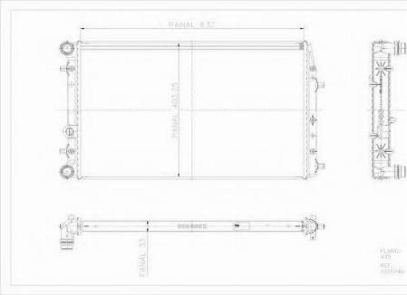 Ordonez 1020746808 - Radiators, Motora dzesēšanas sistēma adetalas.lv