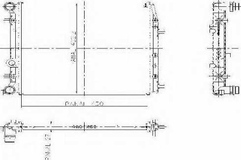 Ordonez 1020743808 - Radiators, Motora dzesēšanas sistēma adetalas.lv