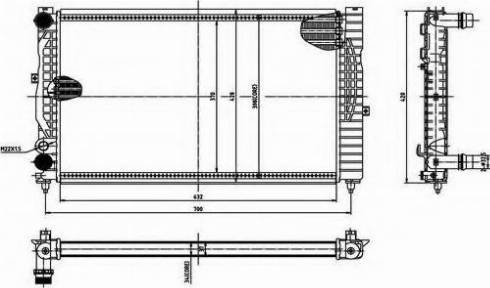 Ordonez 2066016 - Radiators, Motora dzesēšanas sistēma adetalas.lv