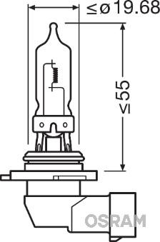 Osram 69005SBP - Kvēlspuldze, Tālās gaismas lukturis adetalas.lv