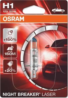 Osram 64150NL-01B - Kvēlspuldze, Tālās gaismas lukturis adetalas.lv