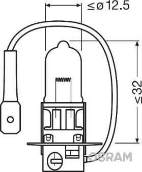 Osram 64151SUP - Kvēlspuldze, Tālās gaismas lukturis adetalas.lv