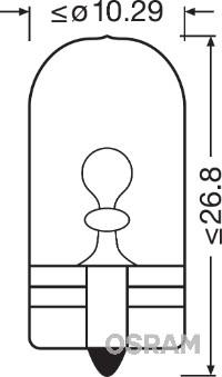 Osram 2825ULT-02B - Kvēlspuldze, Pagriezienu signāla lukturis adetalas.lv