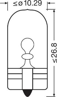 Osram 2825CBN-02B - Kvēlspuldze, Pagriezienu signāla lukturis adetalas.lv