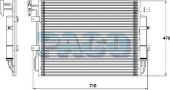 PACO PL5725/RD - Kondensators, Gaisa kond. sistēma adetalas.lv